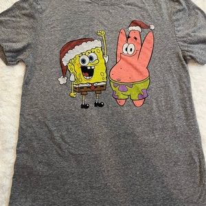 (2) SpongeBob shirts: Christmas and Valentine’s Day shirts.